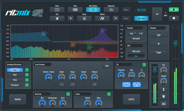 SoundBridge RitMix: Drum Machine Plug-In