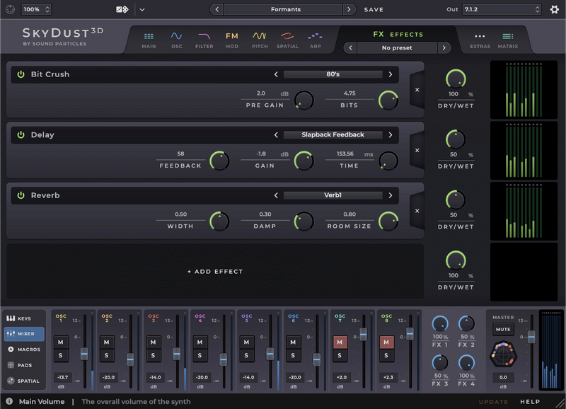 Sound Particles SkyDust Spatial Synthesiser - Stereo Version