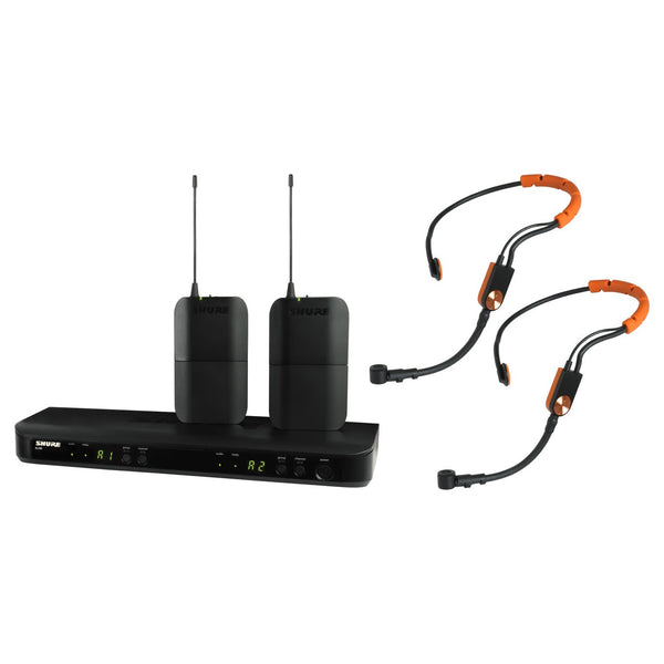 Shure BLX188/SM31 Dual Wireless System with two SM31FH Headset Microphones