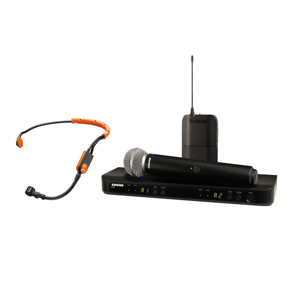 Shure BLX1288/SM31 Wireless Combo System with SM31FH Headset & SM58 Handheld Microphone