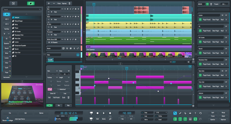 SoundBridge: DAW Cross Platform Digital Audio Workstation