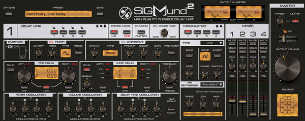 D16 Group Sigmund 2 Flexible Delay Plug-In