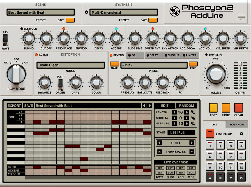 D16 Group Phoscyon 2 TB-303 Emulation