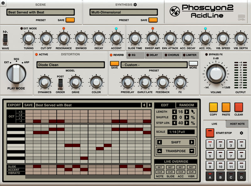 D16 Group Phoscyon 2 TB-303 Emulation