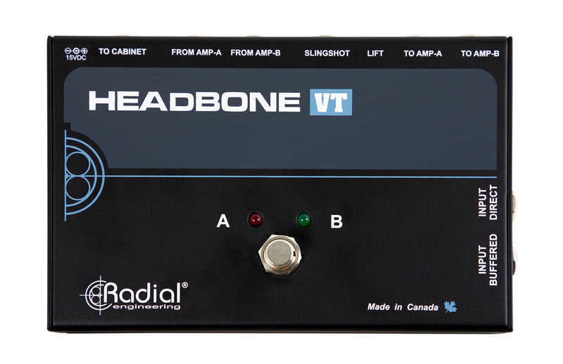 Radial Engineering Headbone VT Tube Amplifier Head Switcher