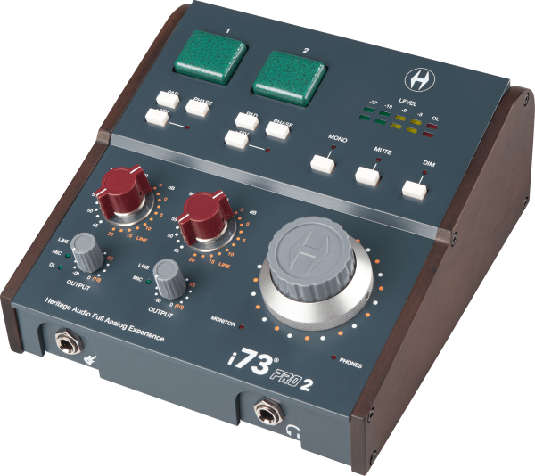 Heritage Audio i73 Pro Two USB-C Audio Interface with 73-Style Preamps