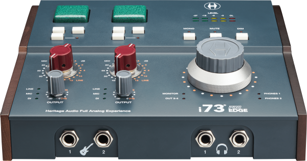 Heritage Audio i73 Pro Edge USB-C Audio Interface with 73-Style Preamps