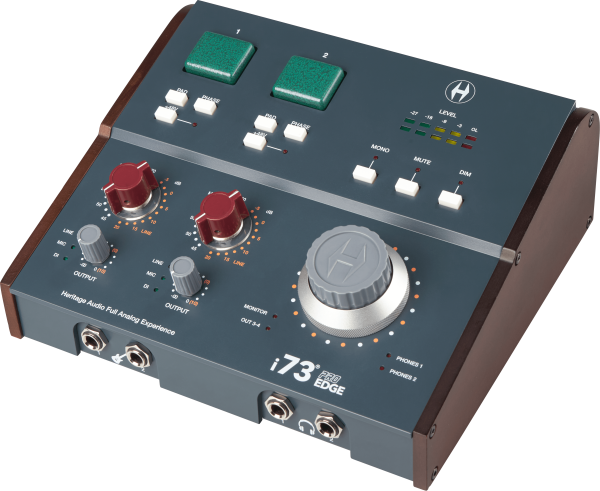 Heritage Audio i73 Pro Edge USB-C Audio Interface with 73-Style Preamps