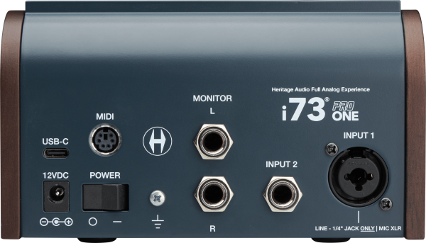 Heritage Audio i73 Pro One USB-C Audio Interface with 73-Style Preamp