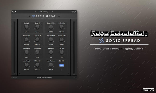 Rave Generation Sonic Spread Precision Stereo Imaging Plug-In