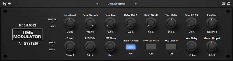 Rave Generation Time Modulator Delay Plug-In