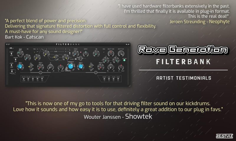 Rave Generation Filterbank Advanced Dual-Filter Plug-In