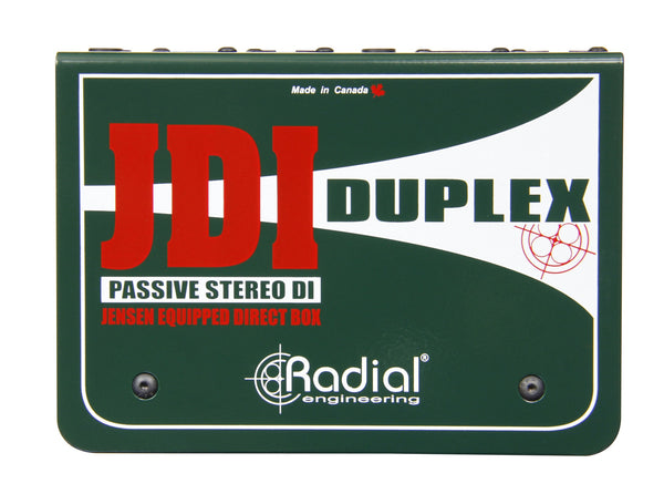 Radial Engineering JDI Duplex Premium Stereo Passive DI Box