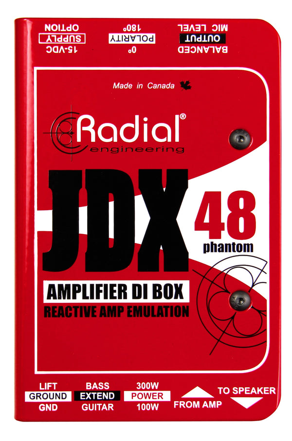 Radial Engineering JDX 48 Reactor Guitar Amp DI Box