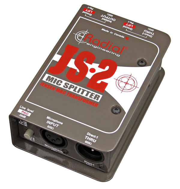 Radial Engineering JS2 / JS3 Passive Mic Splitters