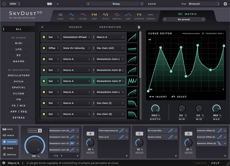 Sound Particles SkyDust Spatial Synthesiser - 3D Version - EDU