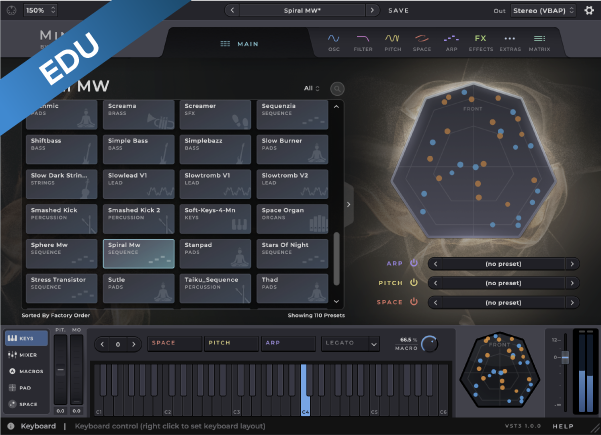 Sound Particles MiniDust Dual Oscillator Synthesizer (Perpetual) - EDU
