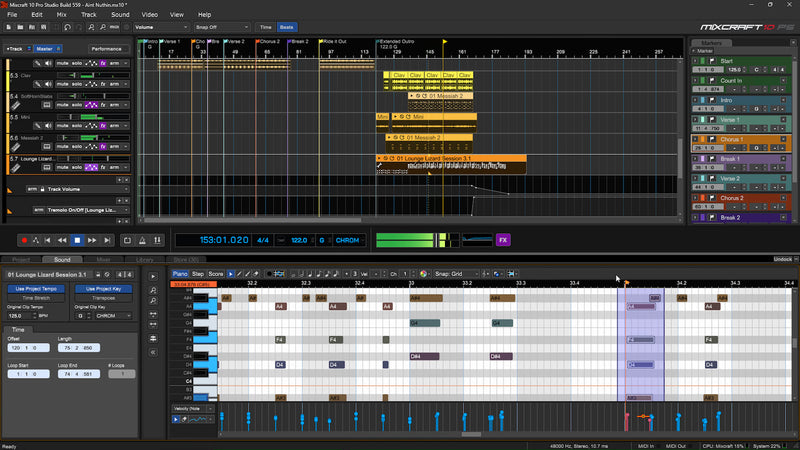 Acoustica Mixcraft 10.6 Recording Studio