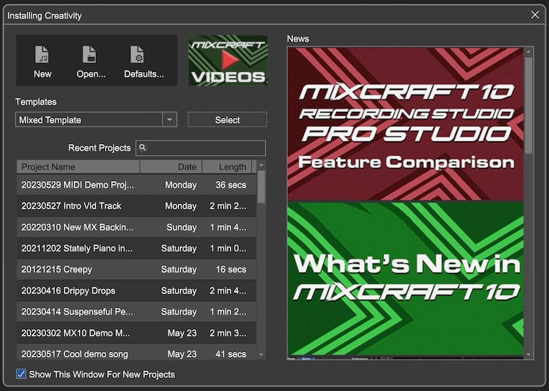 Acoustica Mixcraft 10.6 Recording Studio