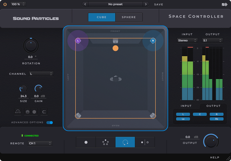 Sound Particles Space Controller (Standard) - EDU
