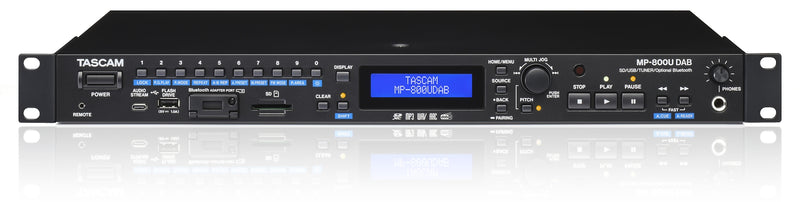 Tascam MP-800UDAB SD/USB Media Player With DAB/FM Tuner, USB DAC and Bluetooth Option