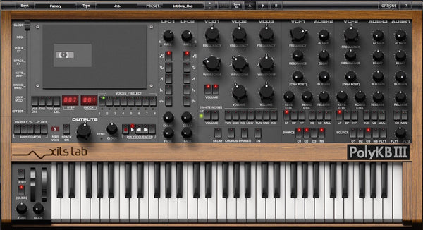 XILS Lab PolyKB III Morphing Analog Synth Virtual Instrument