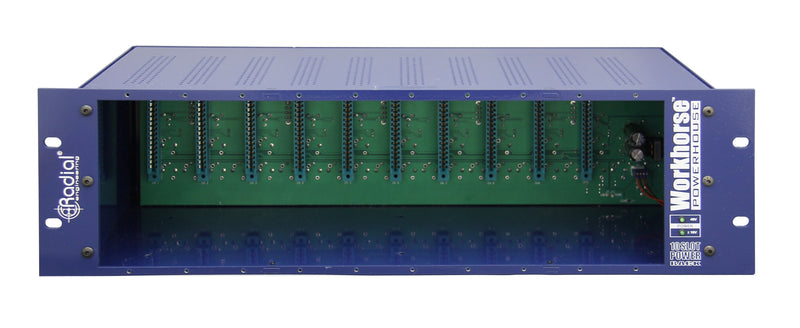 Radial Engineering Powerhouse 10-Slot 500 Series Power Rack