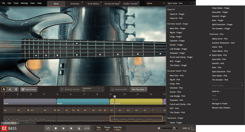 Toontrack Metal EBX Expansion Pack for EZ Bass