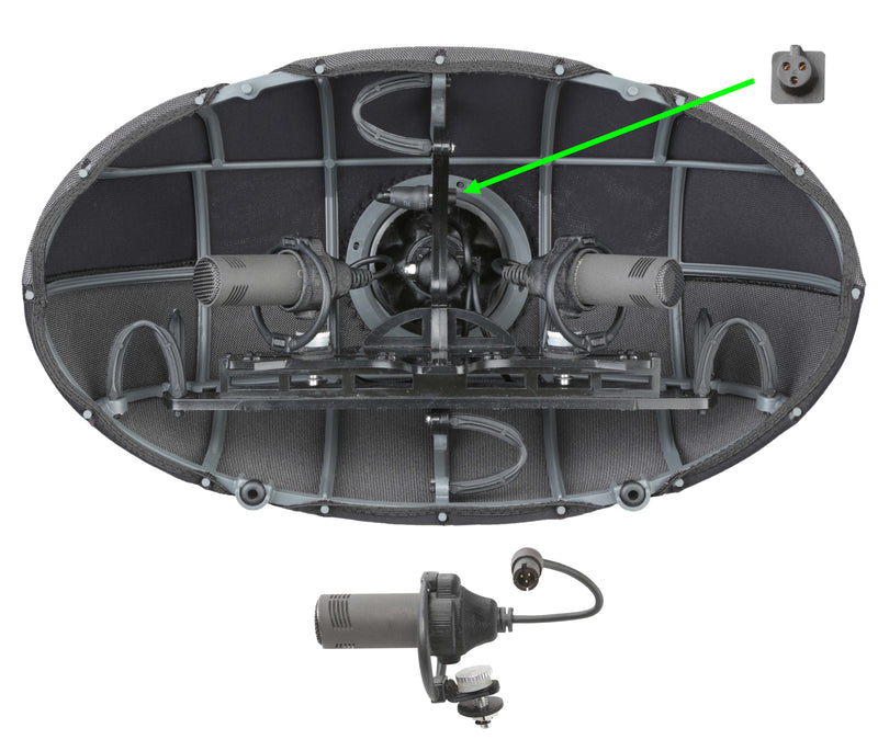 Cinela Albert Windshield for 3 x Sennheiser MKH8000