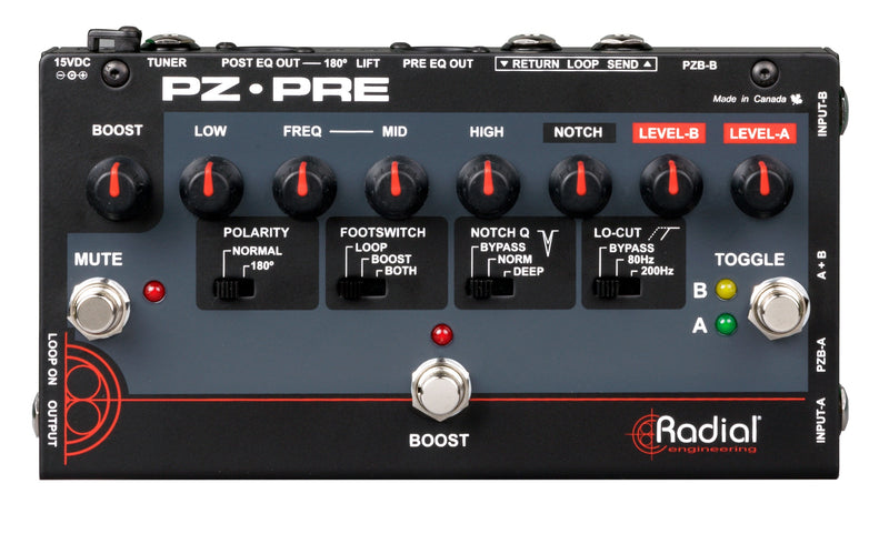 Radial Engineering PZ-Pre Acoustic Instrument Preamp