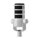 Rode PodMic White Dynamic Podcasting Microphone