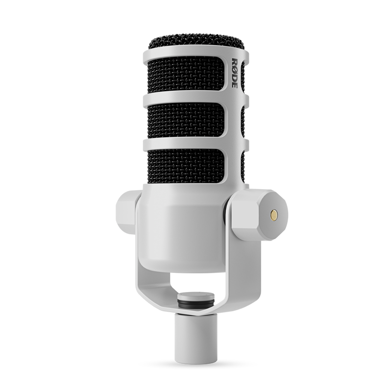Rode PodMic White Dynamic Podcasting Microphone