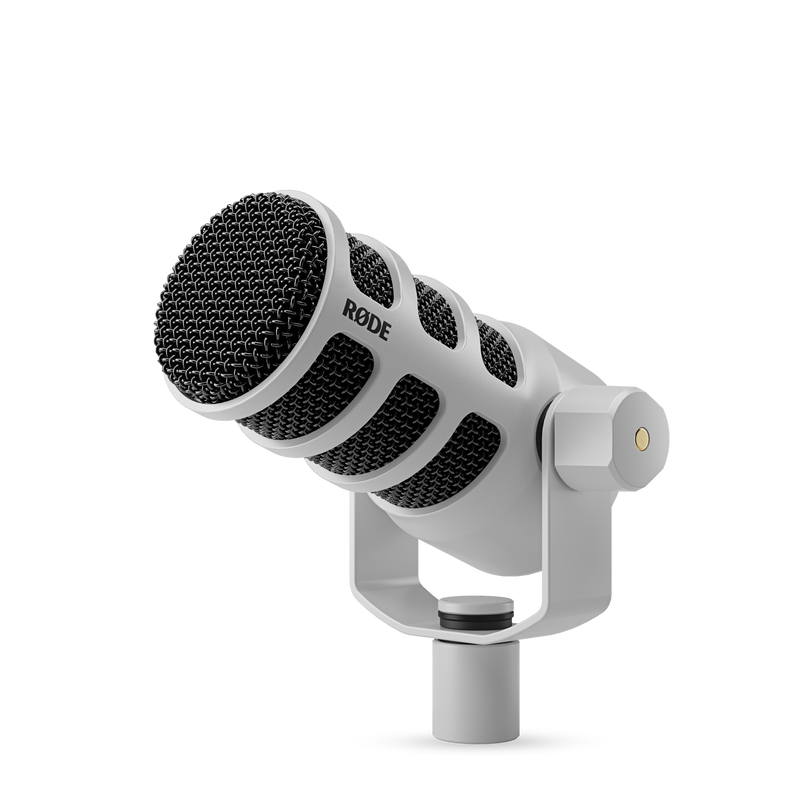 Rode PodMic White Dynamic Podcasting Microphone
