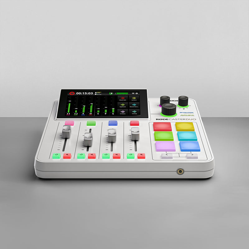 Rode Rodecaster Duo White Integrated Audio Production Studio