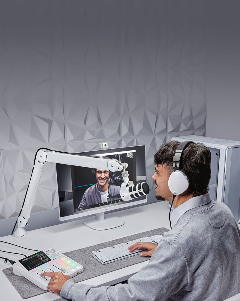 Rode Rodecaster Duo White Integrated Audio Production Studio