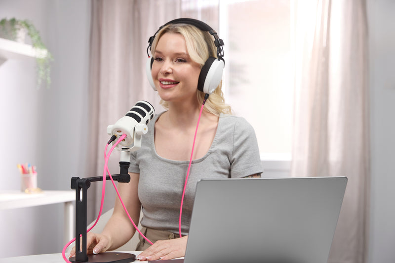 Rode PodMic USB Podcasting Microphone (White)