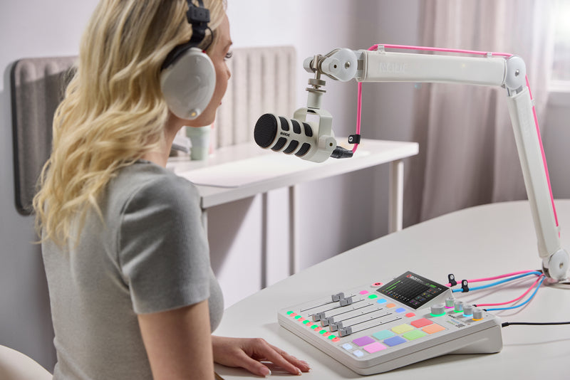 Rode PodMic USB Podcasting Microphone (White)