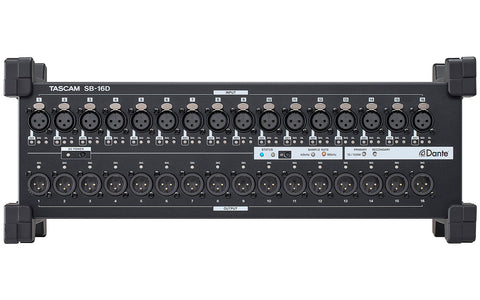 Tascam SB-16D Dante Stage Box