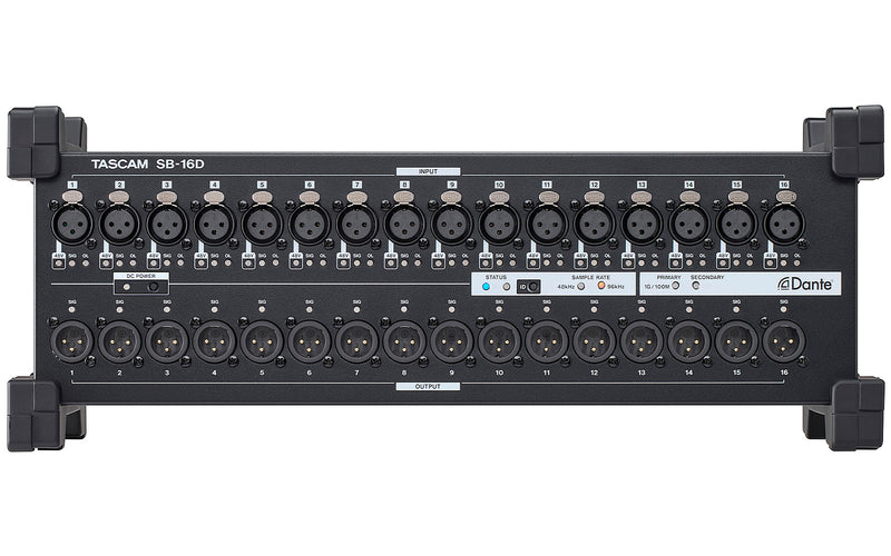 Tascam SB-16D Dante Stage Box