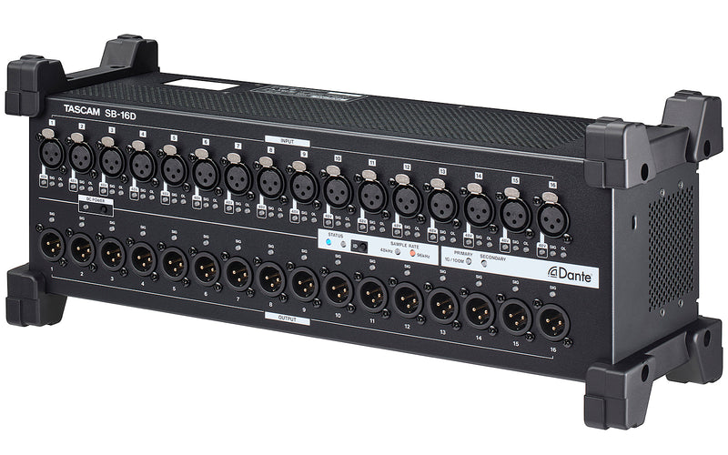 Tascam SB-16D Dante Stage Box