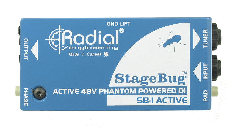 Radial Engineering StageBug SB-1 Compact Active DI Box
