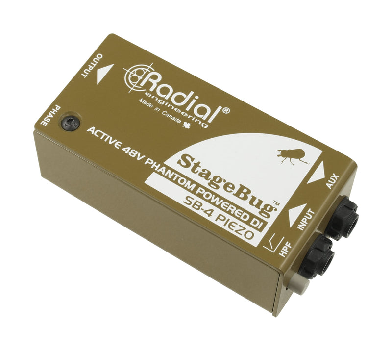 Radial Engineering StageBug SB-4 Compact Active DI with Piezo Input