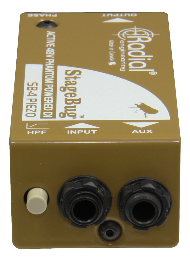 Radial Engineering StageBug SB-4 Compact Active DI with Piezo Input