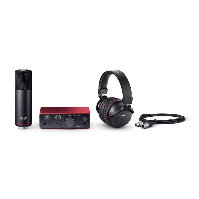 Focusrite Scarlett Solo Studio 4th Gen USB-C Audio Interface