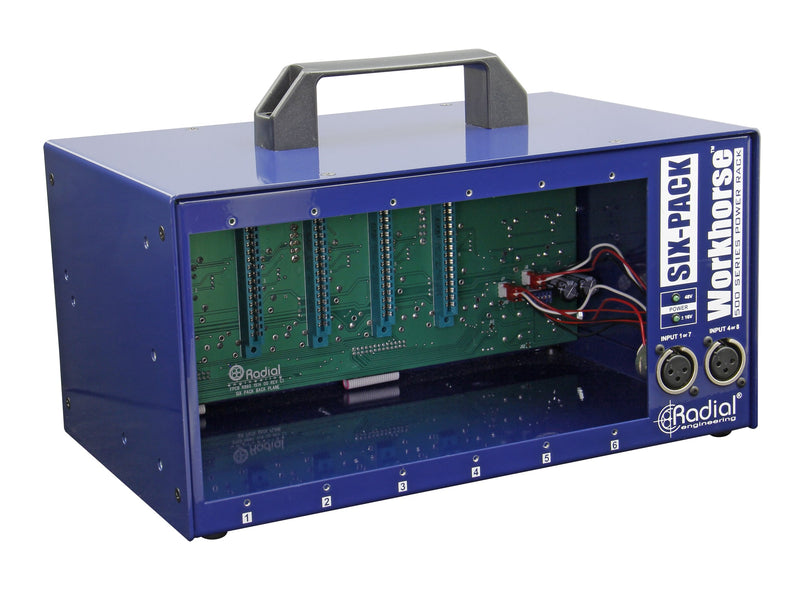 Radial Engineering SixPack 6-Slot 500 Series Power Rack