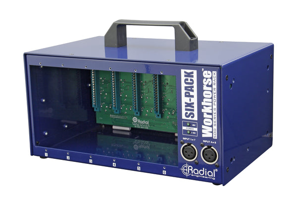Radial Engineering SixPack 6-Slot 500 Series Power Rack
