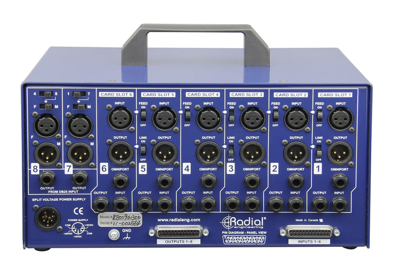 Radial Engineering SixPack 6-Slot 500 Series Power Rack