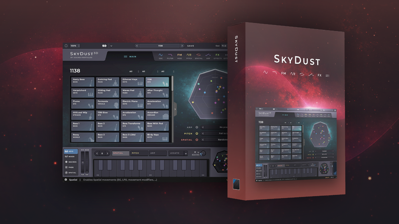 Sound Particles SkyDust Spatial Synthesiser - 3D Version - EDU