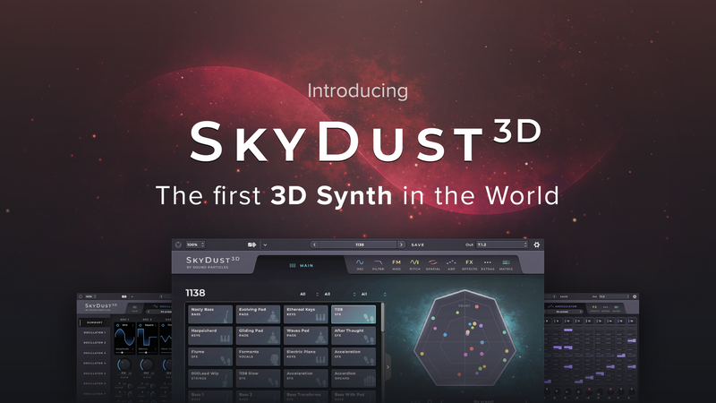 Sound Particles SkyDust Spatial Synthesiser - 3D Version - EDU