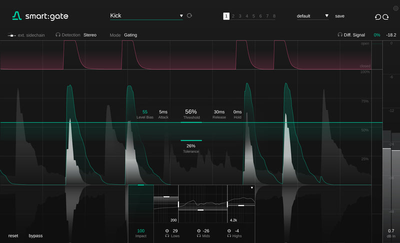 Sonible smart:gate Content-Aware Gate Plug-In